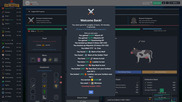 梅尔沃放置 v1.3（Melvor Idle）免安装中文版